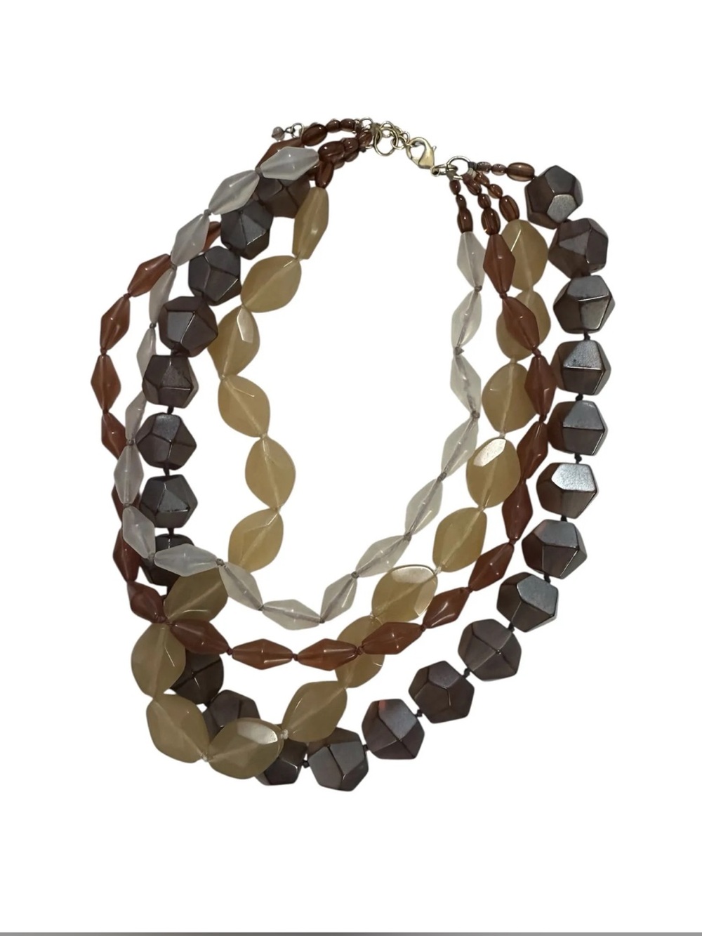 Beaded VTG Boho Statement Necklace